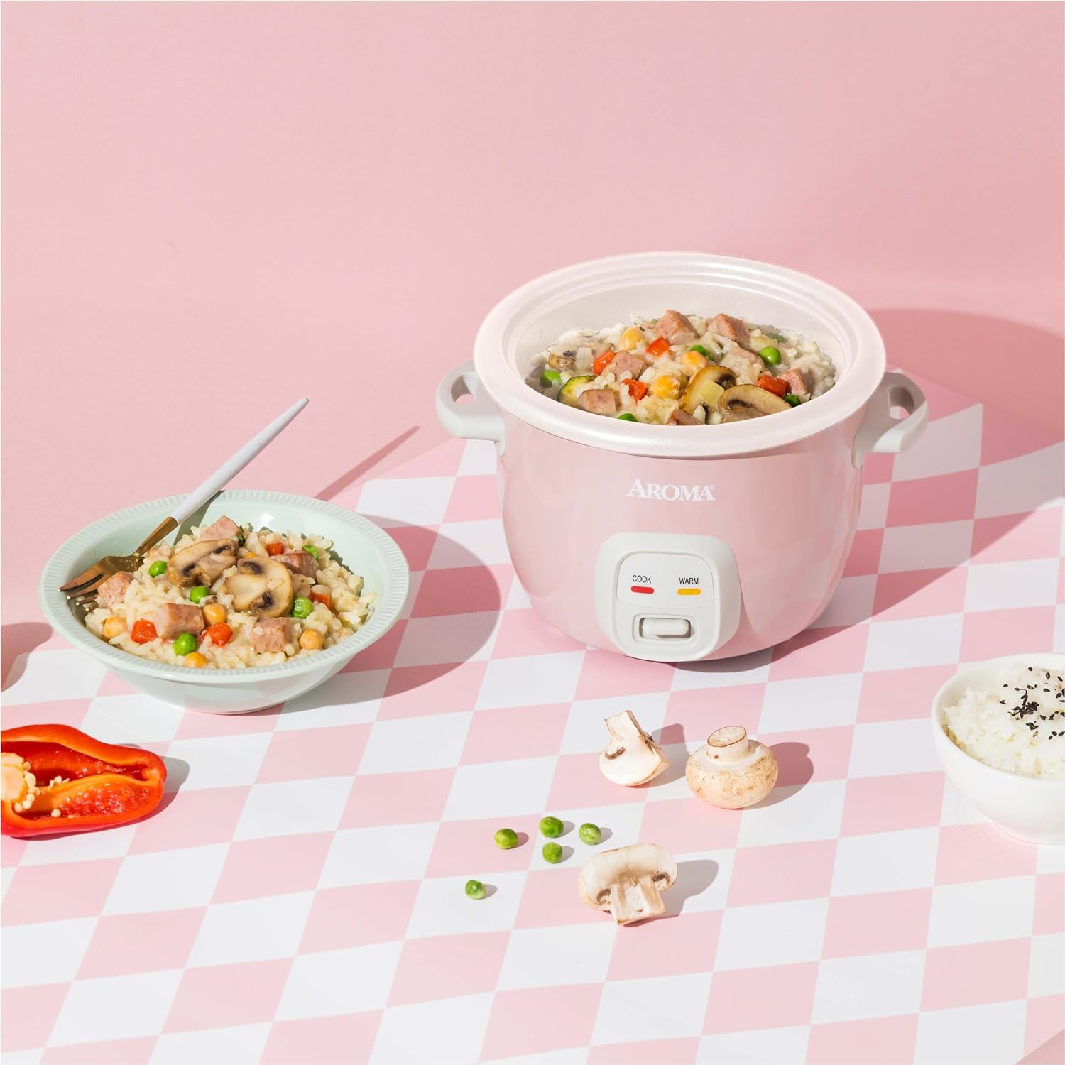 Aroma Pink Rice Cooker - Hình 2