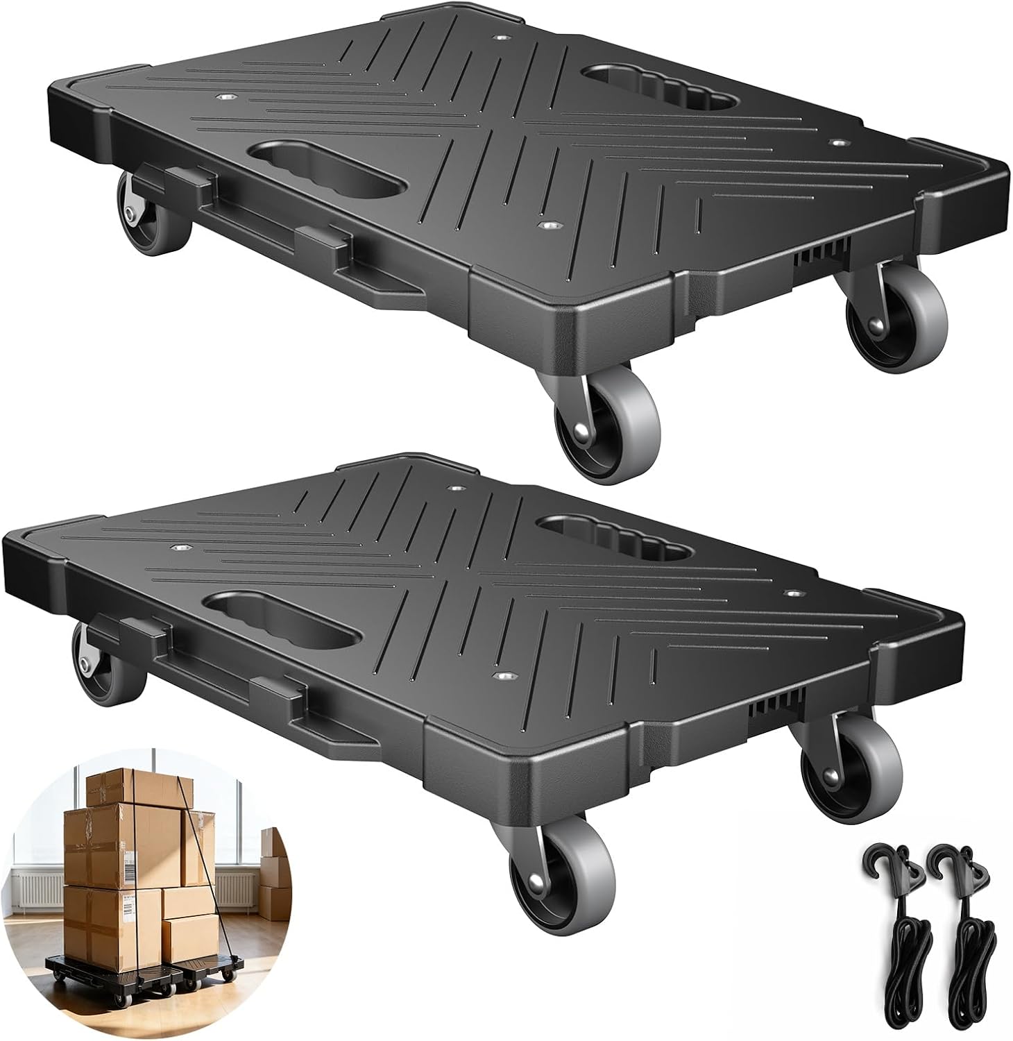 Heavy-Duty Interlocking Furniture Dolly